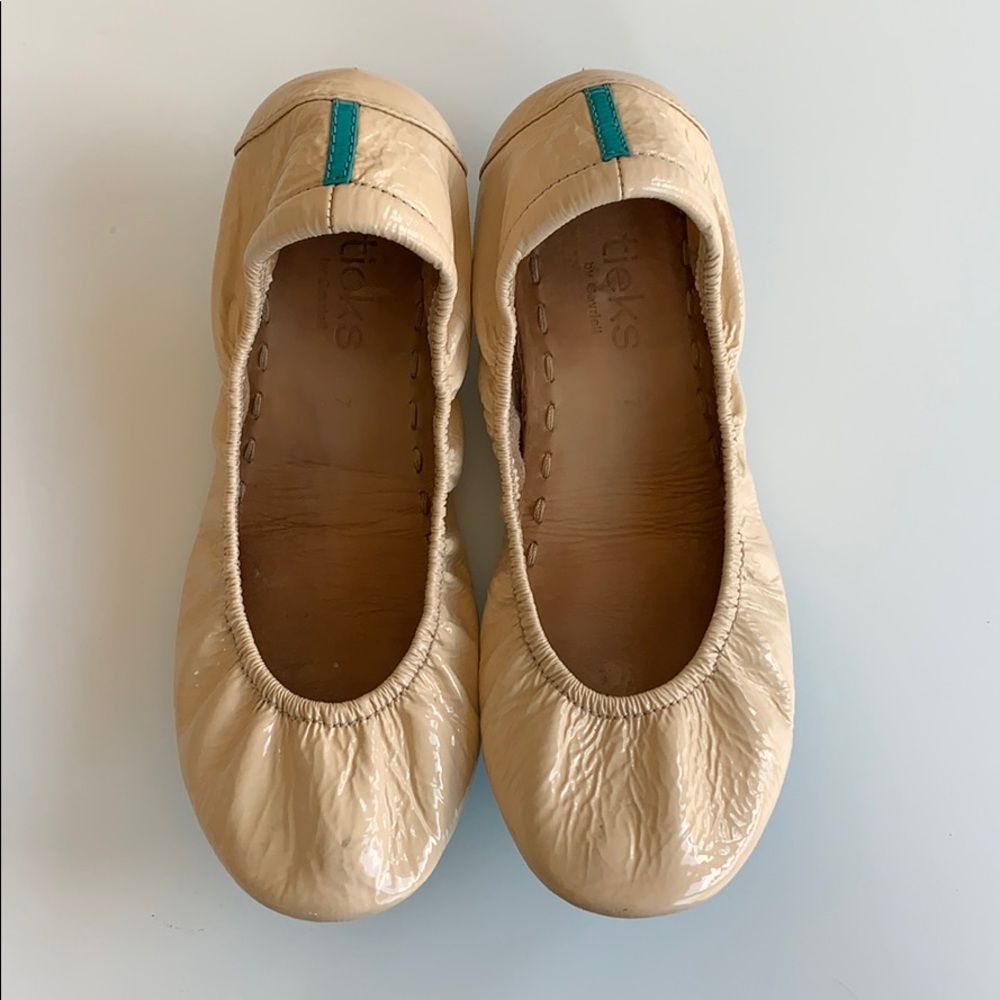 Tieks Patent Leather Flats Size 7
